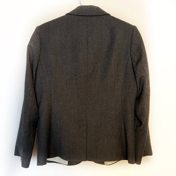 J. Crew Schoolboy Blazer Dark Grey Size 4 - Picture 2 of 8